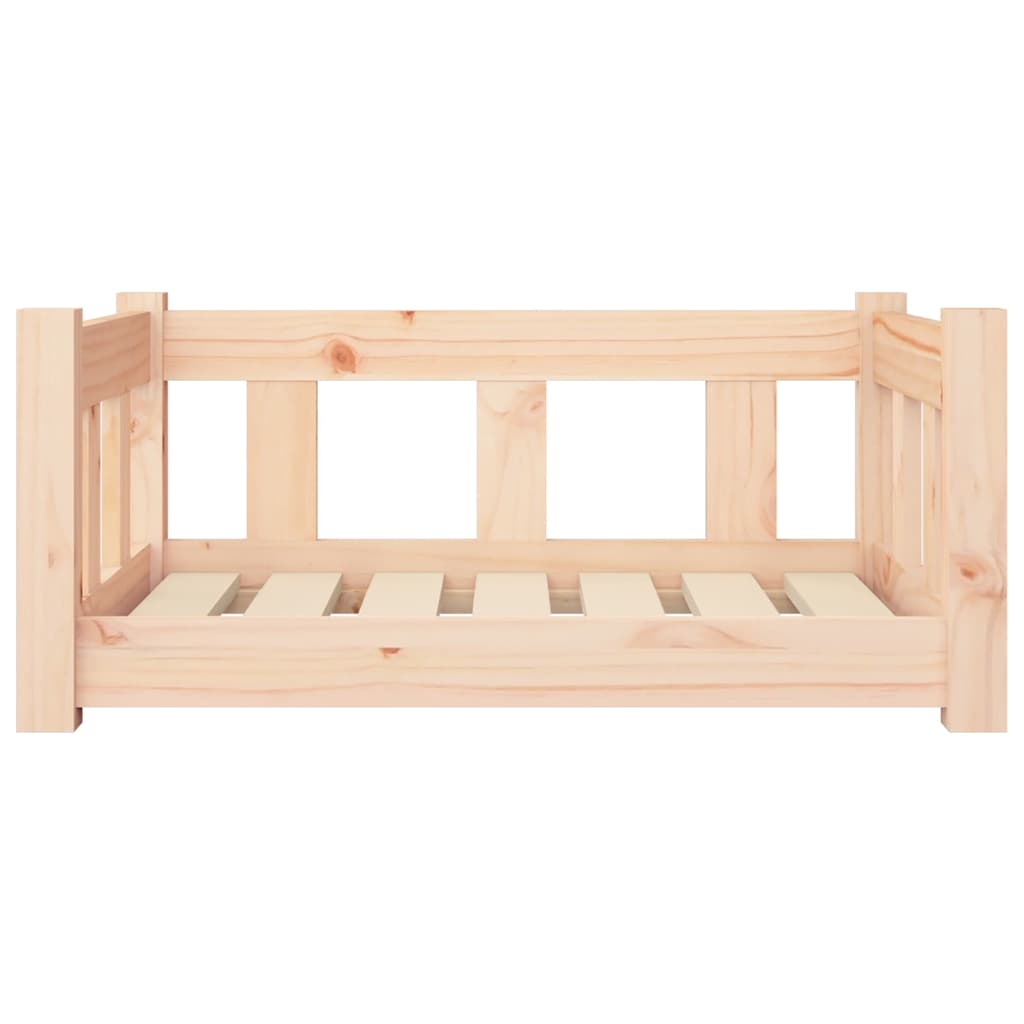 Vidaxxl Hundebett 65,5x50,5x28 cm massives Kiefernholz