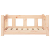 Vidaxxl Hundebett 65,5x50,5x28 cm massives Kiefernholz