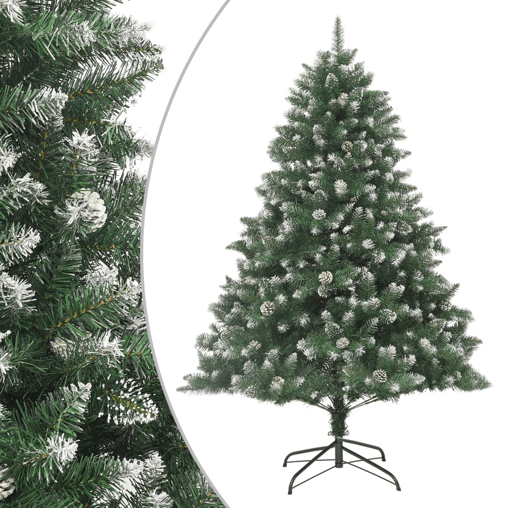Vidaxl kunstkerstboom met standaard 210 cm pvc