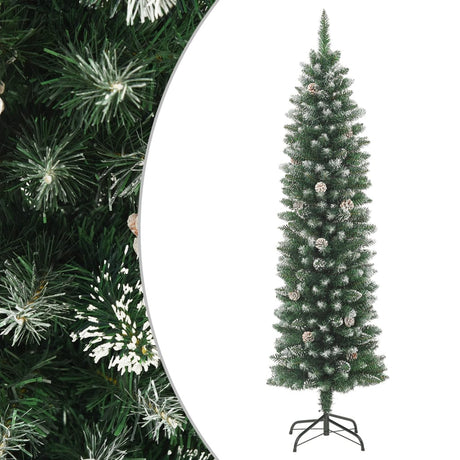 VIDAXL KUNSTKERSTBOOM mit Standardschmaler 120 cm PVC