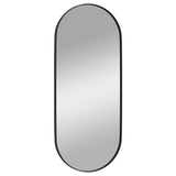 Vidaxl Spiegelwand -montiert 25 x 60 cm Oval Schwarz