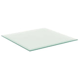 Vidaxl tafelblad 50x50 cm gehard glas transparant