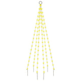 Vidaxl Flagmpole Weihnachtsbaum 108 LEDs warm weiß 180 cm