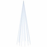 Vidaxl vlaggenmast kerstboom 732 led's koudwit 500 cm