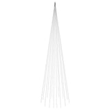 Vidaxl vlaggenmast kerstboom 1134 led's warmwit 800 cm
