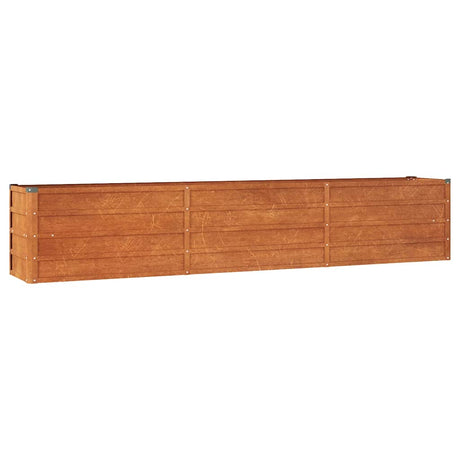 VIDAXL -Pflanzer erhöht 240 x 40 x 45 cm Corten Stahl Rusty
