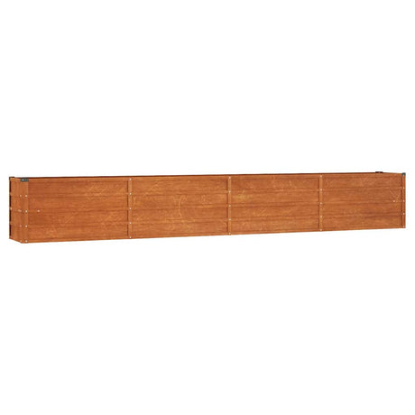 VIDAXL -Pflanzer eingefügt 320x40x45 cm Corten Stahl rosty