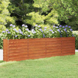 Vidaxl -Pflanzer erhöht 320x40x77 cm Corten Stahl Rusty