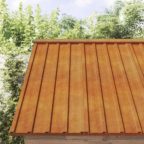 VidaXL Dachpaneele 36 Stück 60x44 cm Cortenstahl rostig