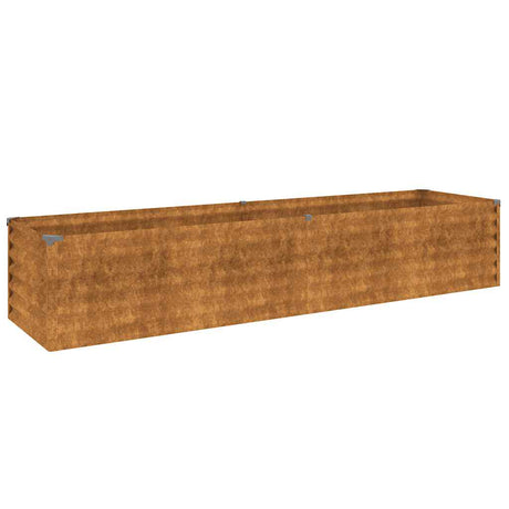 Vidaxx erhöhte Gartenbox 194x50x36 cm Cortenstahl