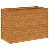 VIDAXL -Pflanzer erhoben 100x50x69 cm Cortenstaal