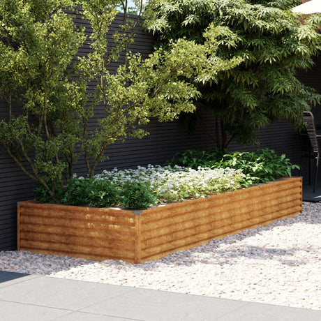 VIDAXL -Pflanzer Insert 291x100x36 cm cortenstaal