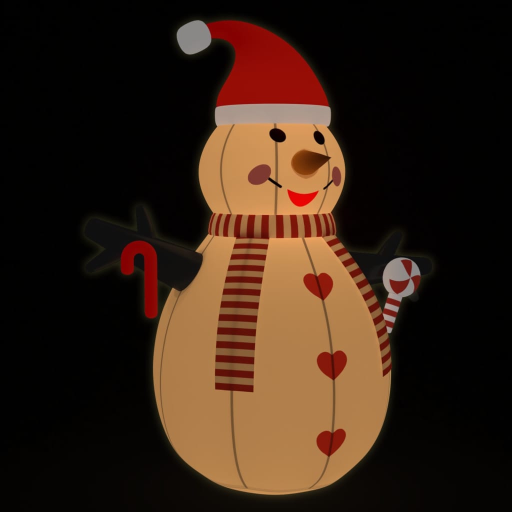 Vidaxl Snowman aufblasbar mit LED -Beleuchtung 360 cm