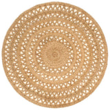 Vidaxl Teppich um 150 cm geflochtene Jute