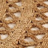Vidaxl Teppich um 150 cm geflochtene Jute