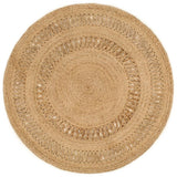 Vidaxl Teppich um 150 cm geflochtene Jute