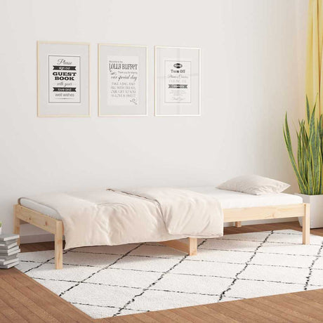 Vidaxl slaapbank 90x190 cm massief grenenhout
