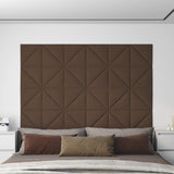 Vidaxl Wandpaneele 12 Stcs 0,54 m² 30 x 30 cm Stoffbraun