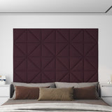 Vidaxl Wandpaneele 12 Stcs 0,54 m² 30 x 30 cm Stoff lila