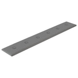 Vidaxl Wandpaneele 12 ST 1,62 m² 90 x 15 cm künstliches Ledergrau grau