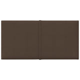 Vidaxl -Wandplatten 12 Stk 0,54 m² 30 x 15 cm Stoffbraun