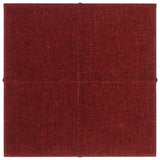 Vidaxl Wandpaneele 12 ST 1,08 m² 30 x 30 cm Stoff Wein rot