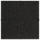 Vidaxl -Wandpaneele 12 ST 1,08 m² 30 x 30 cm Stoff schwarz