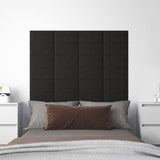 Vidaxl -Wandpaneele 12 ST 1,08 m² 30 x 30 cm Stoff schwarz