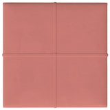Vidaxl -Wandplatten 12 ST 1,08 m² 30 x 30 cm Samtrosa