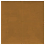 Vidaxl -Wandplatten 12 ST 1,08 m² 30 x 30 cm Samtbraun