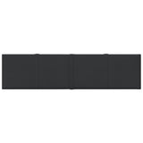 Vidaxl -Wandplatten 12 ST 1,08 m² 60x15 cm Stoff schwarz