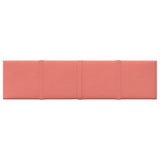 Vidaxl -Wandplatten 12 ST 1,08 m² 60x15 cm Samtrosa