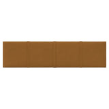 Vidaxl -Wandplatten 12 ST 1,08 m² 60x15 cm Samtbraun