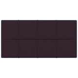 Vidaxl Wandpaneele 12 ST 2,16 m² 60 x 30 cm Stoff lila