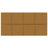 Vidaxl -Wandplatten 12 ST 2,16 m² 60 x 30 cm Samtbraun