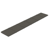 Vidaxl -Wandplatten 12 ST 1,62 m² 90 x 15 cm Samt dunkelgrau