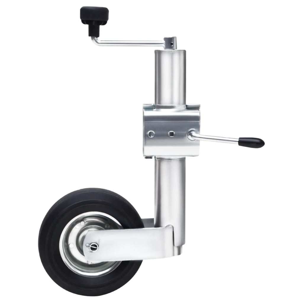 Vidaxl -Nasenrad mit gespaltener Klemme 60 mm verzinkter Stahl