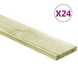 VIDAXL -TERRA -Boards 24 ST 3,48 m² 1 m Festkiefer