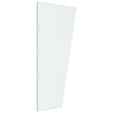 VIDAXL Seitentafeln für Türen Baldachin 2 Stcs gehärtetes Glas transparent