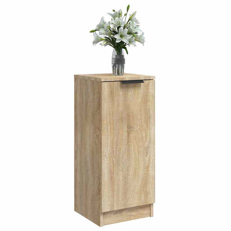 Vidaxl dressoir 30x30x70 cm bewerkt hout sonoma eikenkleurig