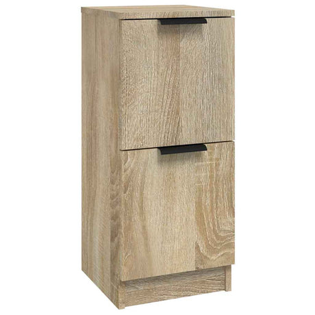 Vidaxl dressoir 30x30x70 cm bewerkt hout sonoma eikenkleurig