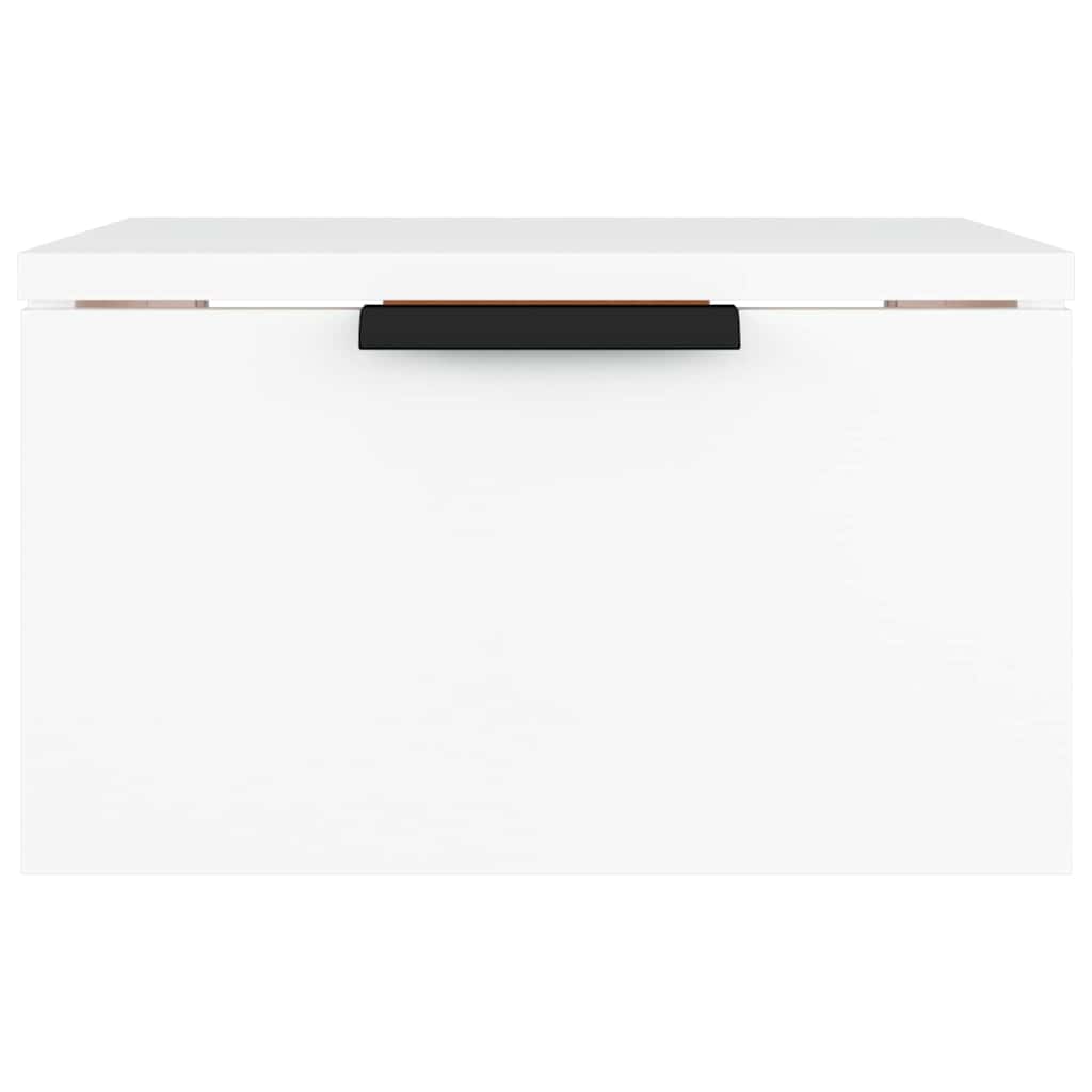 Vidaxl nachtkastje wandgemonteerd 34x30x20 cm wit