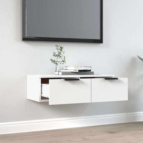 Vidaxl wandkast 68x30x20 cm bewerkt hout wit