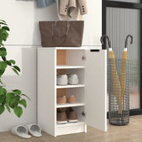 VidaXL Schuhschrank 30x35x70 cm Holzwerkstoff weiß