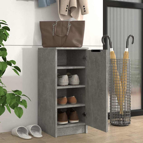 Vidaxx Schuhschrank 30x35x70 cm Holzwerkstoff betongrau