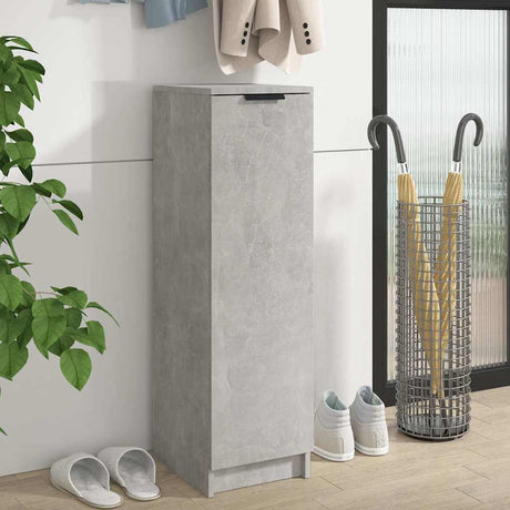 Vidaxx Schuhschrank 30x35x100 cm Holzwerkstoff betongrau