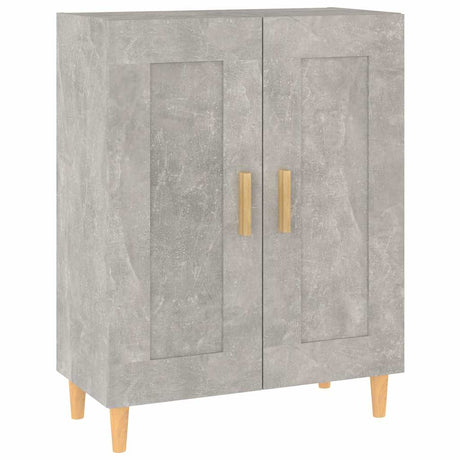 Vidaxl dressoir 69,5x34x90 cm bewerkt hout betongrijs