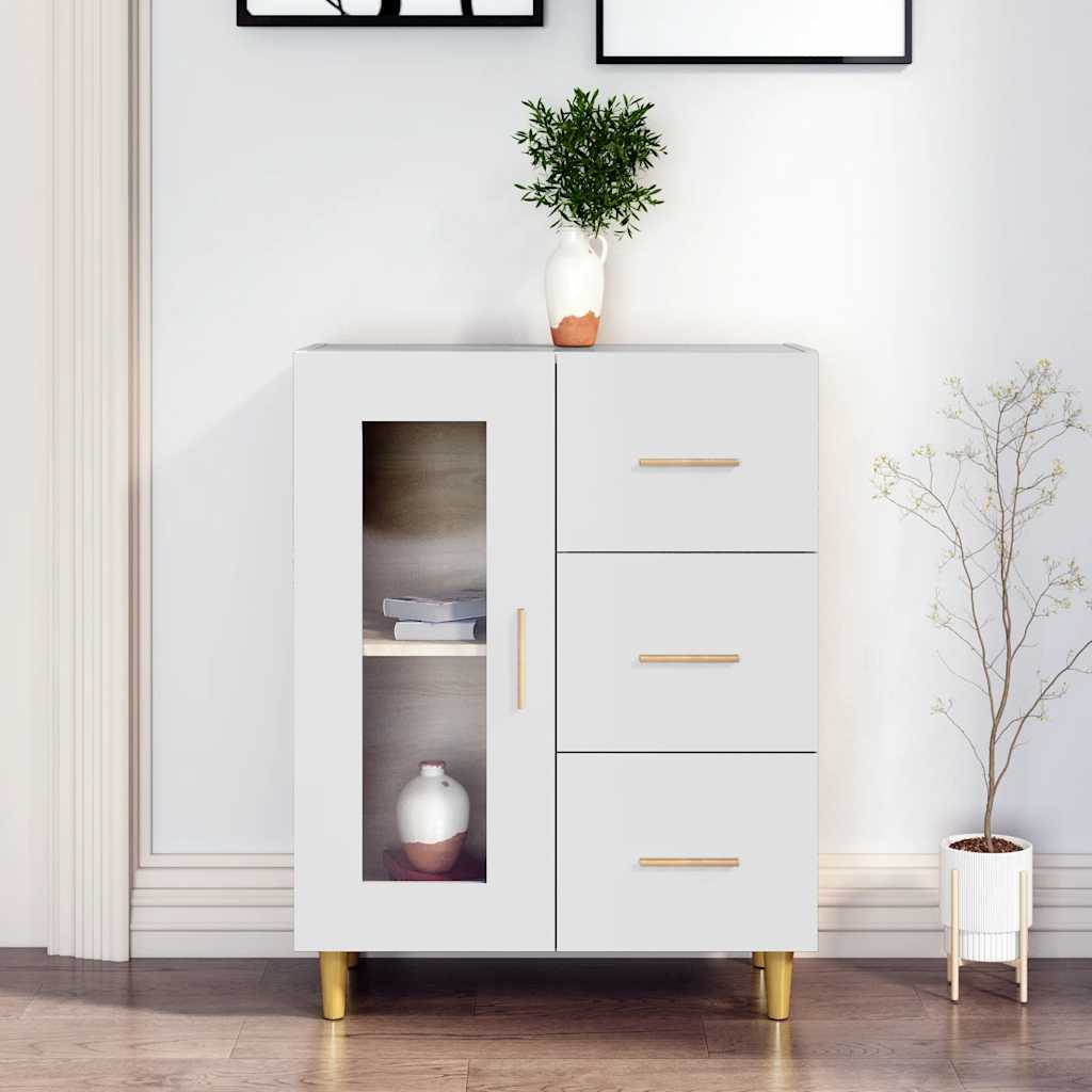 Vidaxl dressoir 69,5x34x90 cm bewerkt hout wit