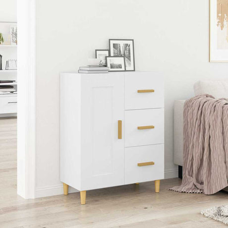 Vidaxl dressoir 69,5x34x90 cm bewerkt hout wit