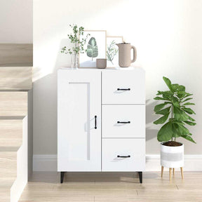 Vidaxl dressoir 69,5x34x90 cm bewerkt hout wit